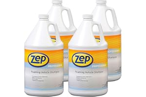 Zep Professional R08124 GreenLink Foaming Vehicle Shampoo, Blue (Case of 4 Gallons)