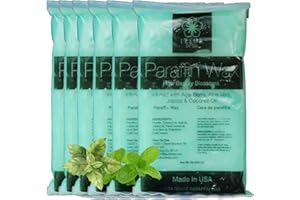 Paraffin Wax Refills 6lb by FLEUR DE SPA – Made in USA – Infused with Coconut & Jojoba Oils – Moisturizing, Hydrating & Soothing for Hands, Feet & Body – Spa & Home Use