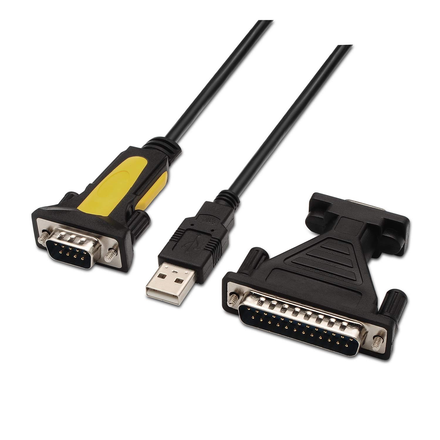 AISENS A104 – 0039 – 1.8 m USB to Serial Converter – Black