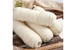 4-Pack Baby Alpaca Wool Blend Yarn for Crocheting and Knitting Craft Projects, Assorted Starter Crochet Bulk Kit for Adults a