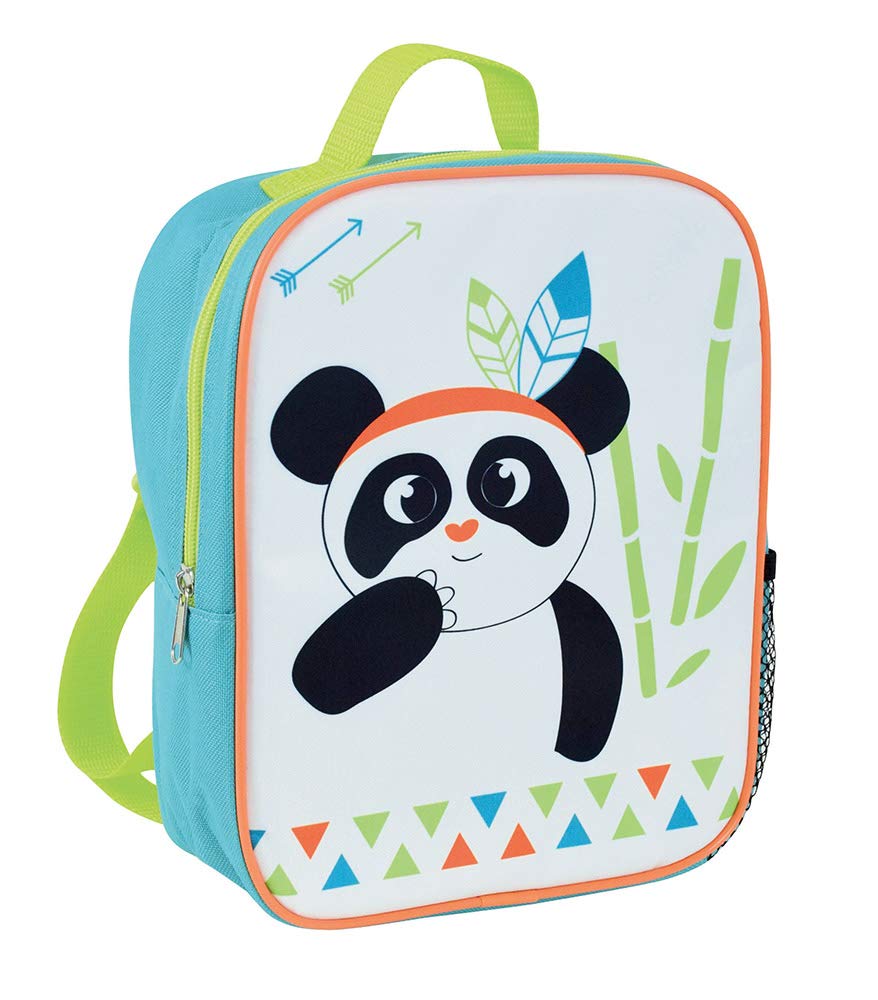 Fun House Indian Panda 005674 Children's Insulated Backpack, White, Child