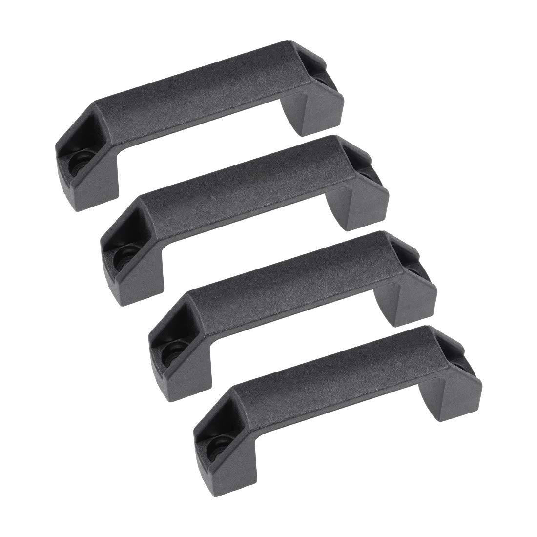 uxcell Plastic Pull Handles 87mm Hole Centers for Luggage Mechanical Equipment 4Pcs