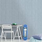 Holden Decor Wood Slat Wallpaper Soft Green 3D Effect Easy Apply Matte Finish view 9