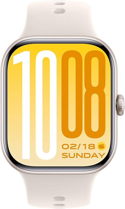 Watch GT2 Smartwatch Uomo Donna, Batteria 25 Giorni, Display AMOLED 2,07'', Chiamate Bluetooth e GPS, 100+ Sport incl. Padel, 5ATM Impermeabile, Cardio SpO2 Sonno, NFC, Bianco
