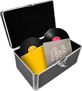 Youyijia 7 Inch Vinyl Record Storage Box Aluminium Flight Case Black 200 pcs view 5