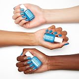 essie Original Blue Nail Polish Cyan Blue with Yellow Undertones 8-Free Vegan view 3