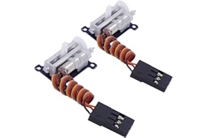 AGFRC Micro Linear Servo - 2PCS Upgrade 9mm 1.5g Digital Linear Coreless Servo for Mini Aircraft (JR-Right-Side)