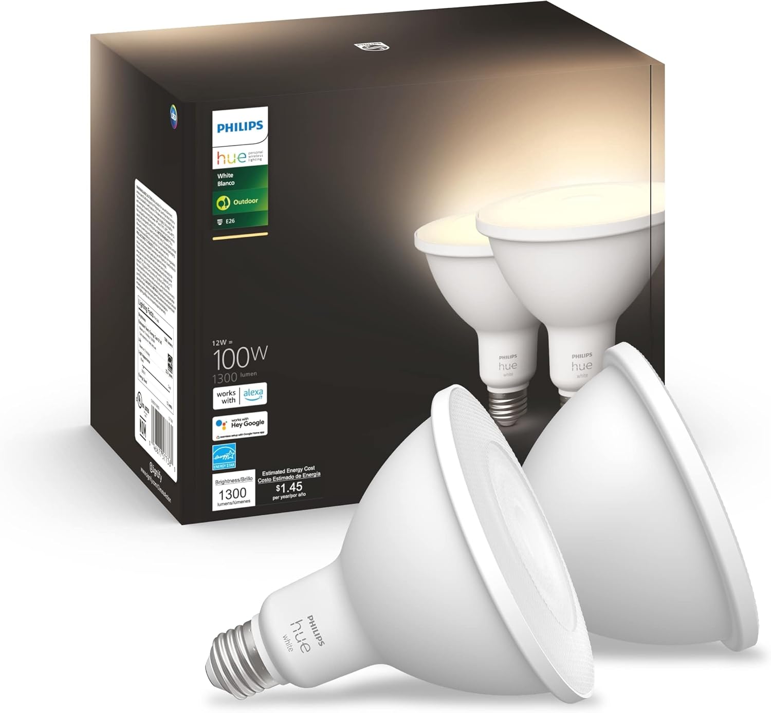 Philips Hue PAR38 - E26 Smart Bulb - (2-Pack) Image