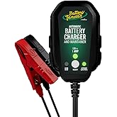 Battery Tender Junior 12V, 800mA Battery Charger and Maintainer for Lead Acid and Lithium Batteries - Switchable Battery Char