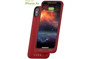 mophie Juice Pack Air- Wireless Charging - Protective Battery Pack Case for Apple iPhone Xs/X - Red