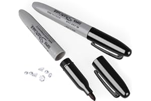 BarGifts Fake Pen Diversion Safe Keep Your Valuables Secretly, Hidden Safe Storage as A Marker Pen to Hide Small Items- 2pc