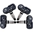 Cheriezing 42607-06020 Programmed Tire Pressure Monitoring System (TPMS) Sensor Compatible with Avalon Camry Corolla RAV4 ES300h ES350 IS300 RC300 315 MHz Set of 4