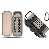 co2CREA Hard Case + Adjustable Monut Strap Bundle for Turtlebox Ranger Loud Outdoor Portable Bluetooth 5.4 Speaker – Protective Carrying Case with Multi-Purpose Mount