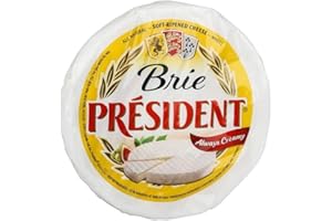 PRÉSIDENT PRESIDENT Brie Double Cream, 1 LB