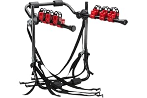 RiToEasysports Car Bike Carrier,Iron High Load Bearing Capacity Car Tail Bike Rack for SUV MPV for Camping Travel Sports