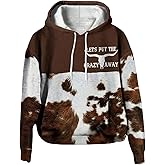 SOLY HUX Women's Western Hoodies Vintage Graphic Hooded Sweatshirts Pullovers Top