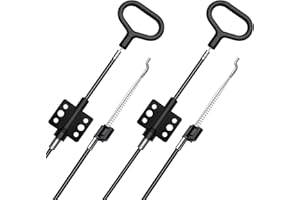 Baridwon Sofa Recliner Parts Pull Cable Replacement, D-Ring Release Pull Handle with S Tip for Couch Sofa Recliner Repair, Exposed Length 4.92Inch - 2 Pack