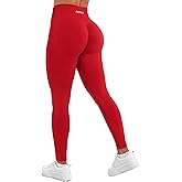 AUROLA Influence Workout Leggings for Women, Seamless Compression Tummy Control Leggings Mid Rise Yoga Pants