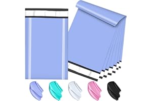 JollyTrip 120PC Poly Mailers 6x9 Inch Light Blue Mailing Envelopes Bags Shipping Bags with Self Adhesive Waterproof and Tear-Proof Postal Bags