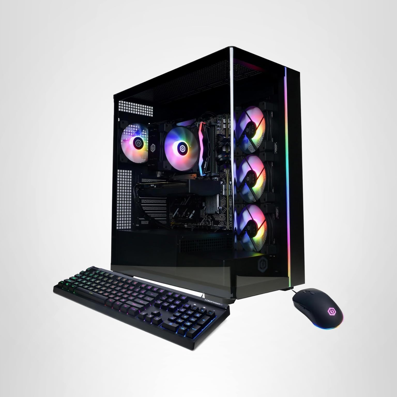 CyberpowerPC Gamer Master Gaming PC, AMD Ryzen 7 8700F 4.1GHz, GeForce RTX 5060 Ti 8GB, 16GB DDR5, 1TB PCIe 4.0 SSD, WiFi Ready & Windows 11 Home (GMA2900A2)