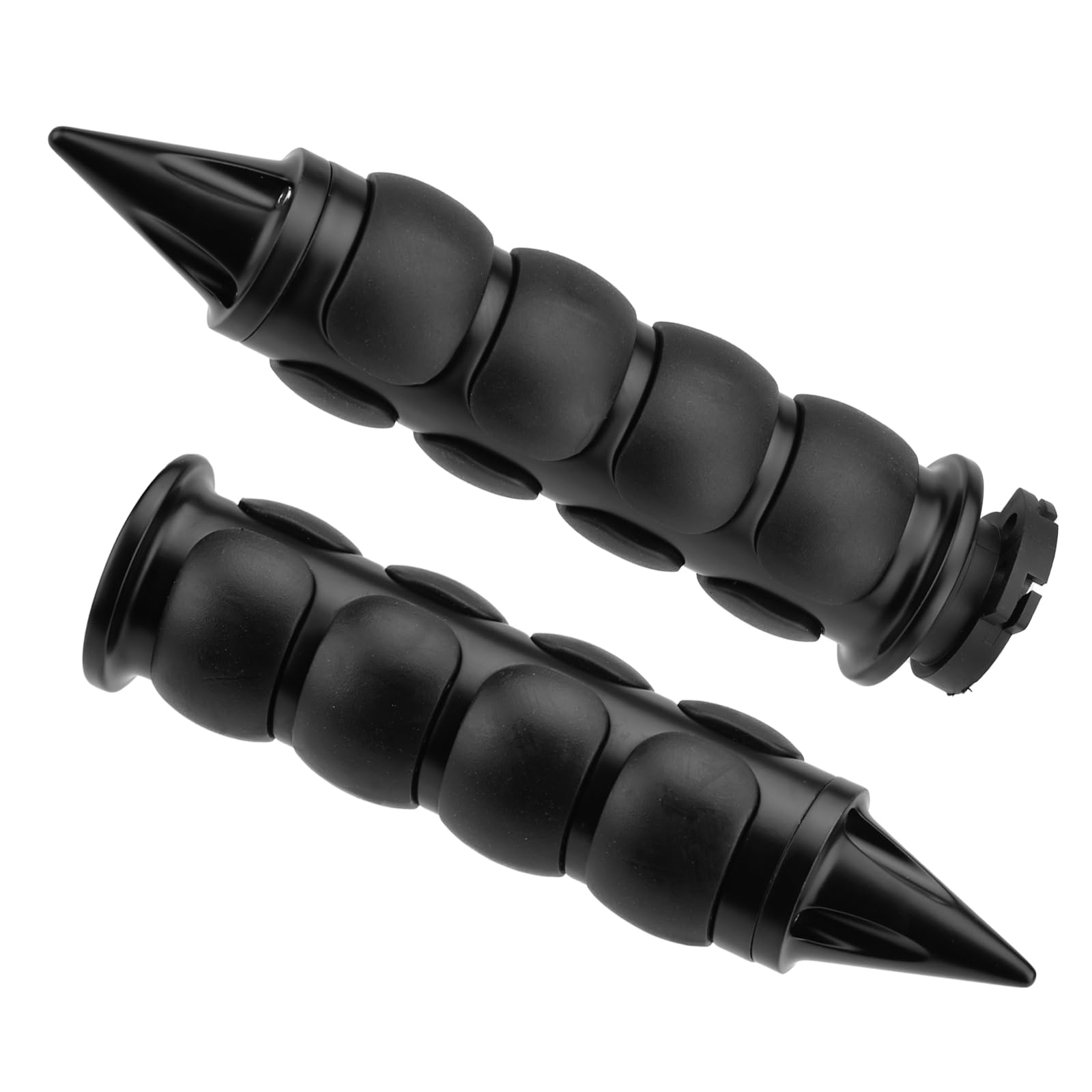 Photo 1 of VG MOTO Motorcycle Hand Grips 1 Inch 25MM Handlebar Grip Throttle Non-Slip Universal Compatible with Harley Davidson Dyna Sportster 883 Road King Street Glide(Black-D)