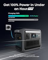 Anker SOLIX C1000 Portable Power Station with 400W Panel 2400W Peak 1056Wh view 2