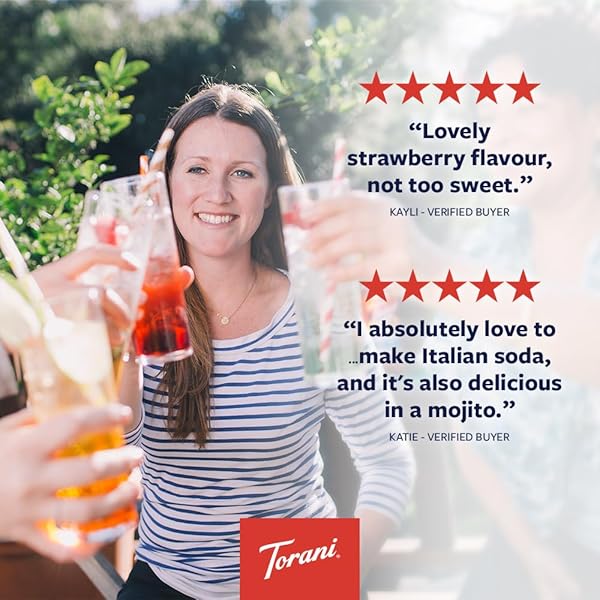 STRAWBERRY SYRUP, SUGAR-FREE BY TORANI