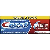 Crest Cavity Protection Toothpaste, Regular Paste, 5.7 Oz(Pack of 2), 2Count