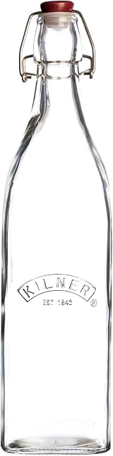 Kilner Clip Top Square Bottle 0.55 Litre