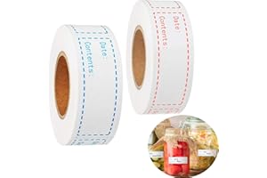 1000pcs Removable Freezer Labels, 1 x 3 Inch Food Labels for Food Containers Food Date Stickers Refrigerator Food Storage Lab