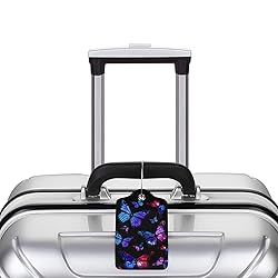 Docsckus 1 PCS PU Leahter Luggage Tag with