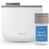 Aera Mini Essential Oil Fragrance Diffuser + Good Riddance Scent Bundle for Small Rooms (100–500 Sq Ft), Alexa Compatible + App Controlled Aromatherapy Waterless Diffuser, Hypoallergenic & Pet Safe