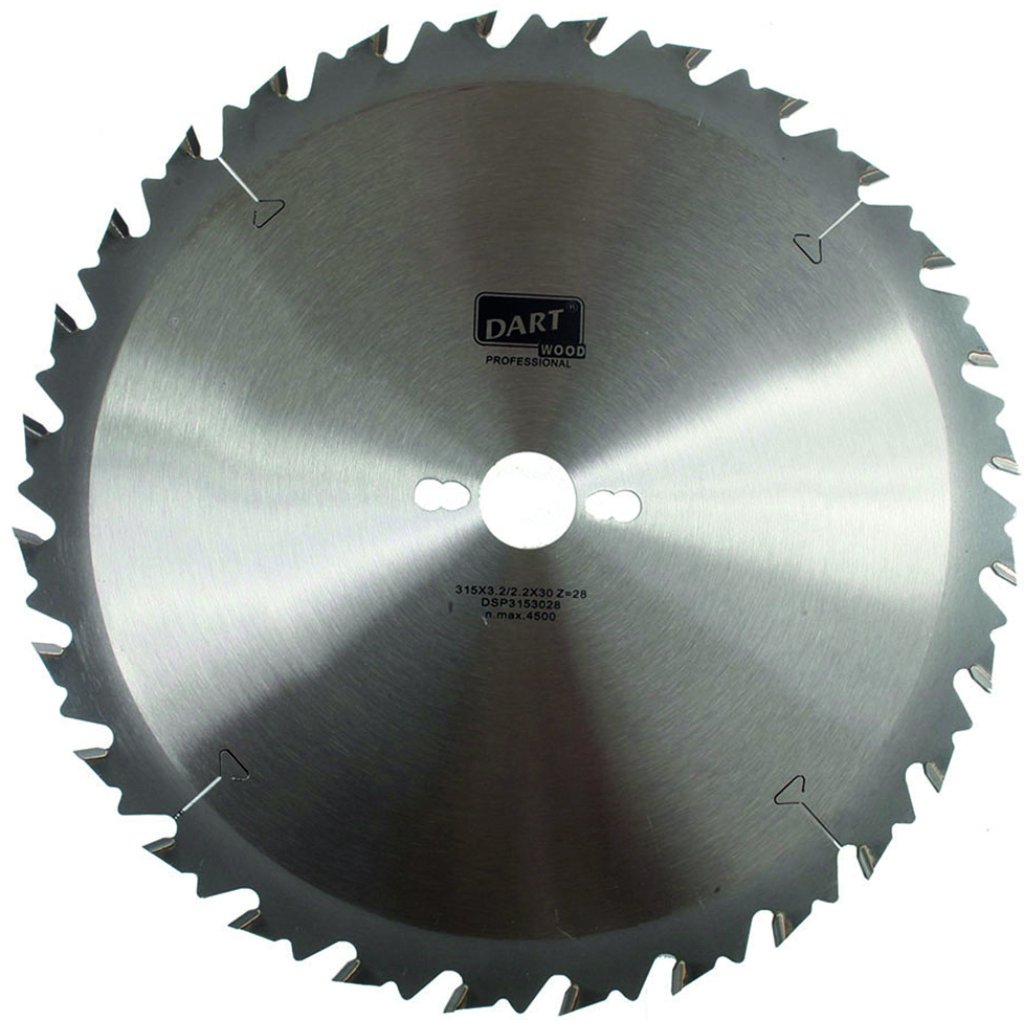 DART ATB Circular Wood Saw Blade | 500Dmm x 30B x 44Z | Suitable for Industrial Applications | Kerf: 4.0mm | Body: 3.0mm | Silver