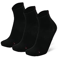 Calcetines Deportivos Quarter, para Hombre y Mujer, Calcetines Antideslizantes, Ajuste Cómodo y Transpirables para Deporte, Gimnasio, Fitness y Running, Negro, Blanco, Verde, Azúl, Pack de 3 o 5 pares