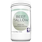 MD. Life Beef Tallow for Cooking - Food Grade Grass Fed Beef Tallow for Cooking Oil Replacement - 28 Ounces - Pasture Raised 