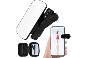 MAITING Smartphone Camera Mirror Reflection Clip Kit, Adjustable Phone Camera Mirror Reflection Clip Kit, Mirror Reflection Clip Kit, Mirror Reflection for Phone Camera