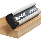 Milescraft 1622 Sand-It Multi-Surface Sanding Block. Sand Flat, Concave, Convex &amp; Round Surfaces or Fit into Tight Spaces. Accepts any &frac14; Sheet of Sand Paper. 150 Grit Sand Paper Included