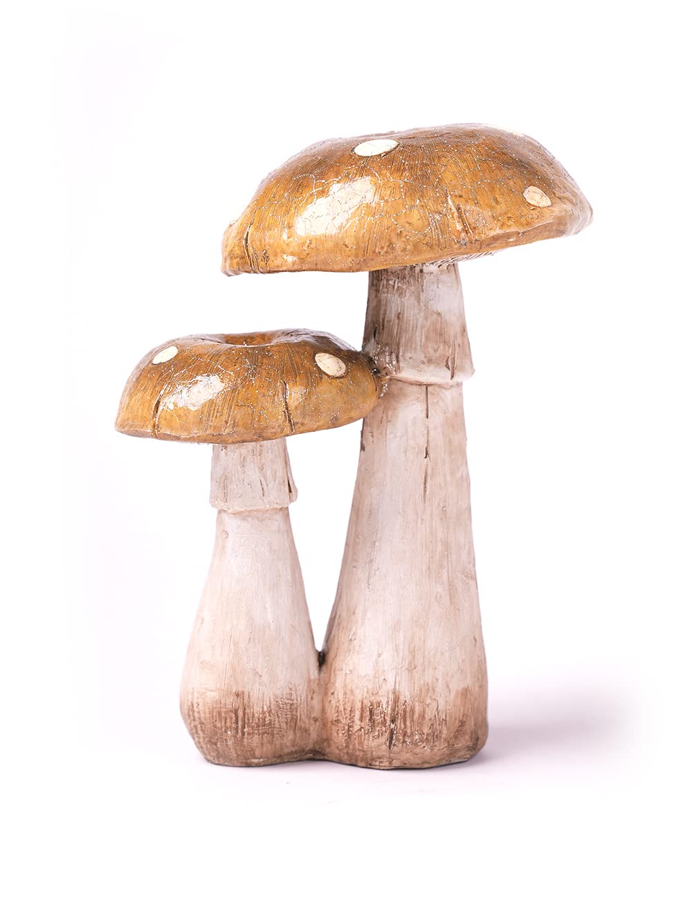 SEINHIJO Mushroom Statue Decor Modern Sculpture Gifts Fairy Ornament Garden Figurine Polyresin Patio Yard Arts Crafts 18cm
