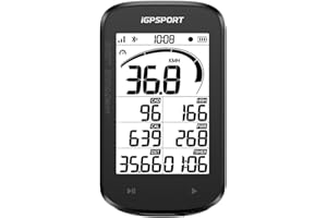 iGPSPORT BSC100MAX GPS Bike Computer, 3'' Screen Auto Start/Stop Custom Data 40H Waterproof Bicycle Computer Wireless