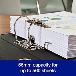 Oxford, Lever Arch File, Leaves, Pack of 2 Folders