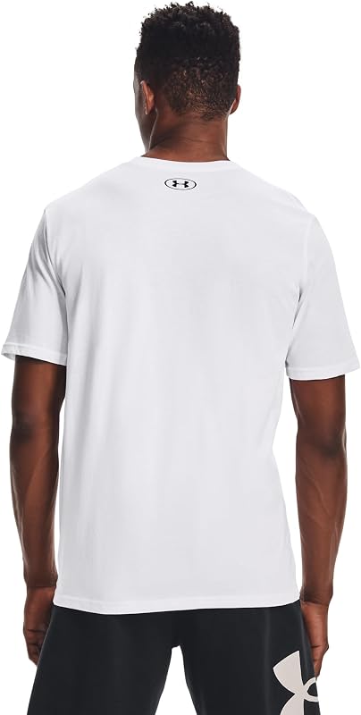 Camiseta under armour ua sportstyle lc ss, branca, m masculina