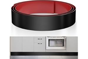 Sanbege Stainless Steel Toe Kick Cover, 4" x 102" Baseboard Plate, Self Adhesive Kickplate for Bottom of Door, Kitchen Island