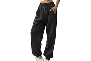 Sweatpants for Women Baggy High Waisted Lounge Pants Casual Joggers Workout Gym Athletic Trousers with 3 Pockets