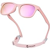 COCOSAND Kids Sunglasses Polarized Flexible Frame UV400 Protection for Toddler Boys Girls Age 4-10