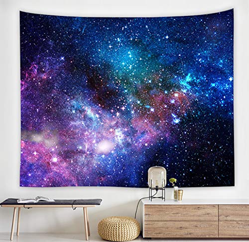BeGrit Starry Sky Tapestry 3D Printing Stars Tablecloth Sheet Art Classic Wall Hanging Tapestries for Living Room 150x100cm
