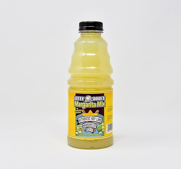 LEFTY O’DOUL’S MARGARITA MIX, 32 FL OZ, PACK OF 3 – AUTHENTIC KEY LIME MARGARITA MIX