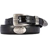 Zeppelin Products Inc. NCAA Alabama Crimson Tide Crocodile Tip Leather Concho Belt
