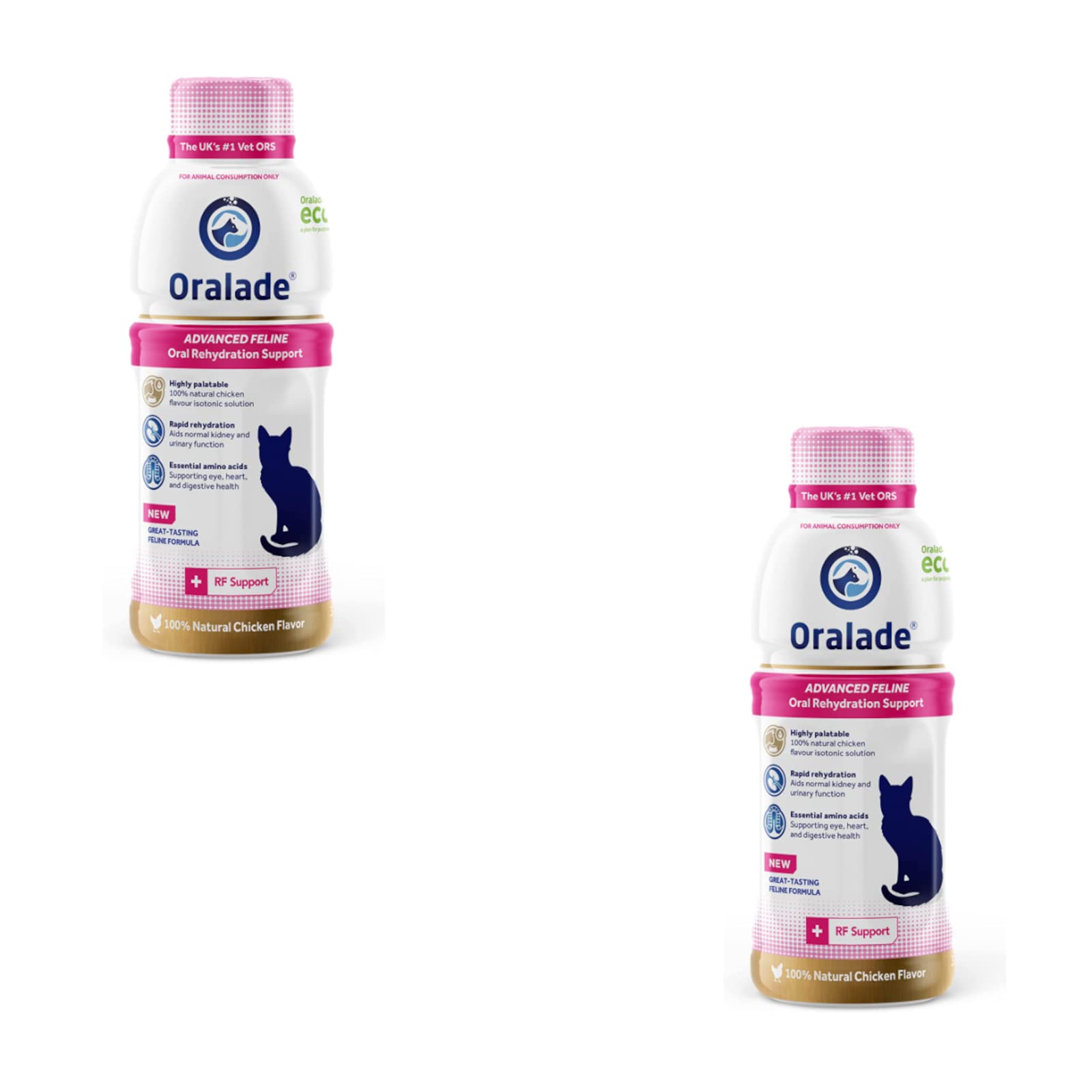 Oralade RF Support - Electrolyte solution for cats - Twin pack - 2 x 330 ml