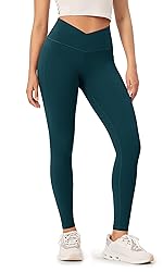 ODODOS Buttery Soft Cross Waist Leggings with