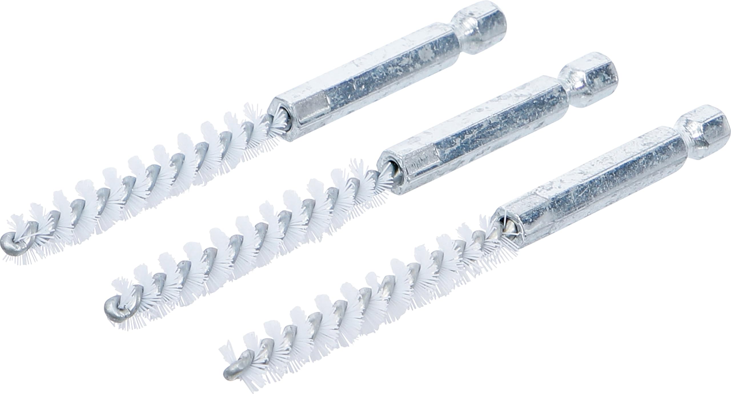 BGS 3078-8-N | Nylon Brush | 8 mm | 6.3 mm (1/4") Drive | 3 pcs.